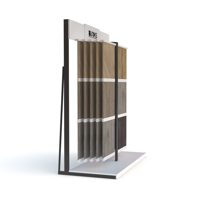 Door frame -like floor rack